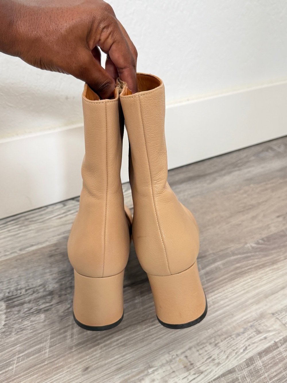 Chie Mihara Leather Ankle Boots - Picture 4 of 9